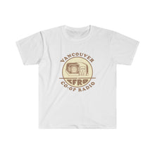 Load image into Gallery viewer, Men&#39;s Fitted Short Sleeve Tee - Large Vintage Co-op Radio Logo
