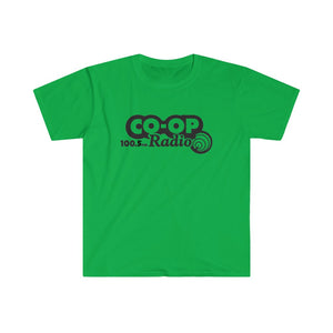 Men's Fitted Short Sleeve Tee - Large Retro Co-op Radio Logo
