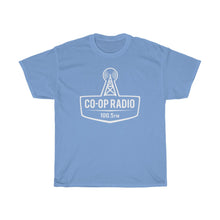 Load image into Gallery viewer, Unisex Heavy Cotton Tee - Large Co-op Logo in White
