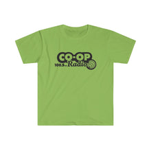 Load image into Gallery viewer, Men&#39;s Fitted Short Sleeve Tee - Large Retro Co-op Radio Logo
