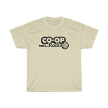 Load image into Gallery viewer, Unisex Heavy Cotton Tee - Large Retro Co-op Radio Logo
