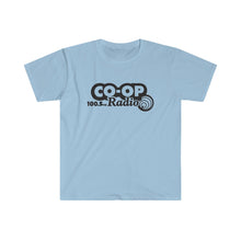 Load image into Gallery viewer, Men&#39;s Fitted Short Sleeve Tee - Large Retro Co-op Radio Logo
