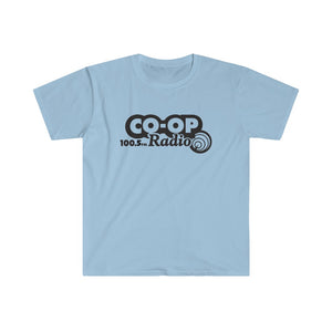 Men's Fitted Short Sleeve Tee - Large Retro Co-op Radio Logo